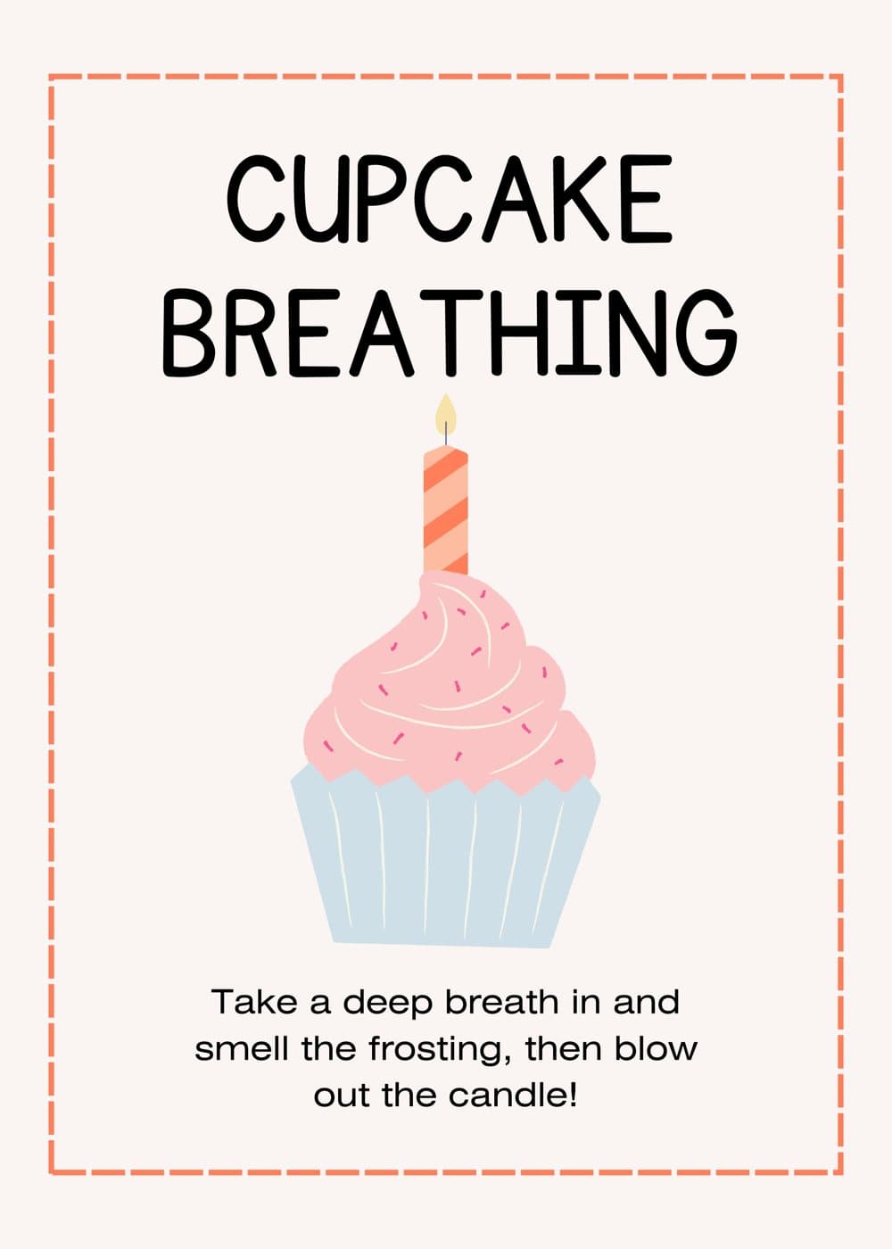 Cupcakepusting, hele motivet