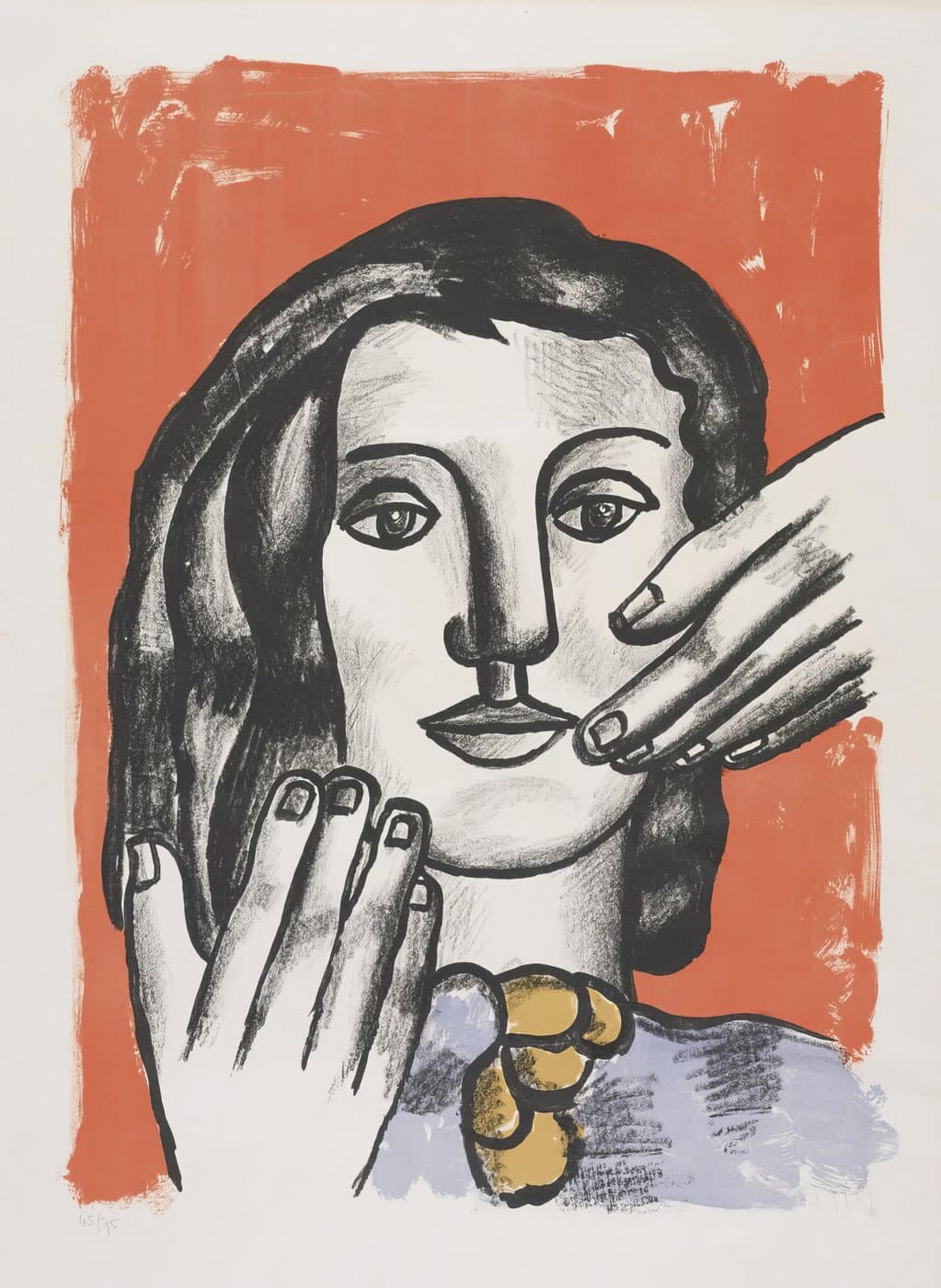 La Grande Margot (1951) av Fernand Léger, hele motivet