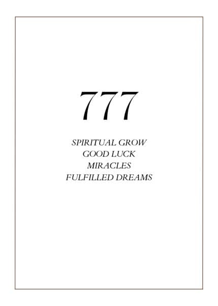 777 i svart og hvitt