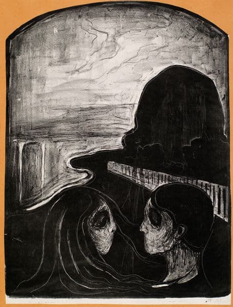 Tiltrekning I av Edvard Munch