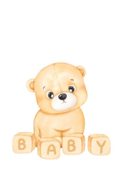 Bamse med babyklosser