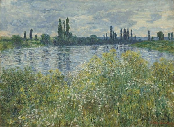 Banks of the Seine, Vétheuil (1880) av Claude Monet