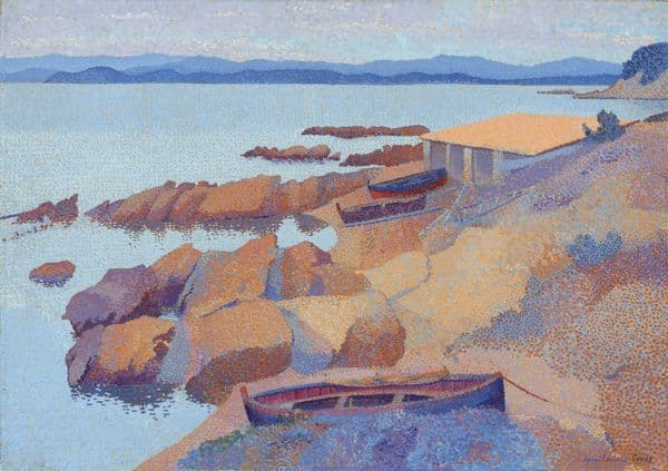 Calanque des Antibois (1891-1892) av Henri-Edmond Cross