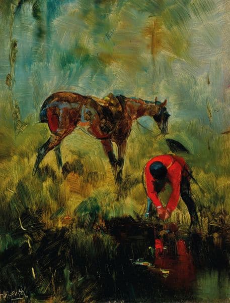Cheval de chasse à courre (1880) av Henri de Toulouse-Lautrec