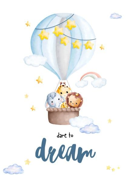 Dare to dream med luftballong