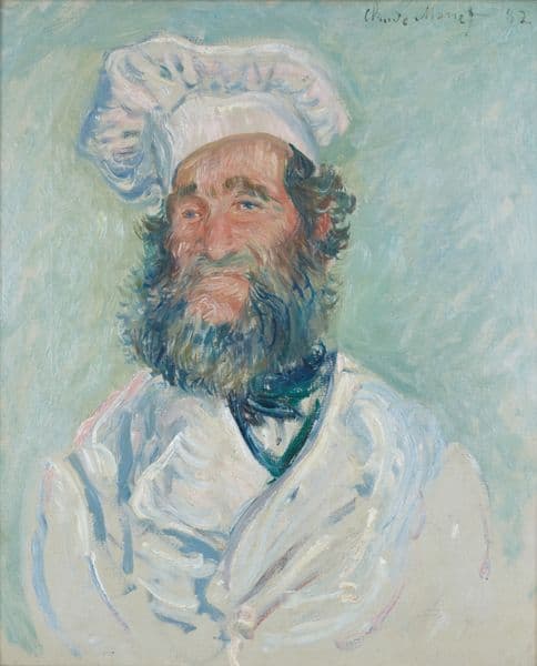 Der Koch (Le Père Paul) Monsieur Paul (1882) av Claude Monet