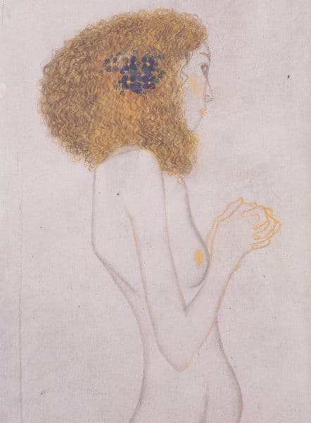 Die Leiden der schwachen Menschen (1902) av Gustav Klimt