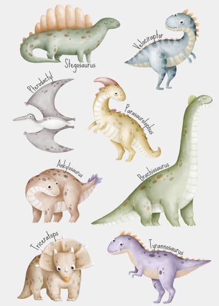 Dinosaurer med navn