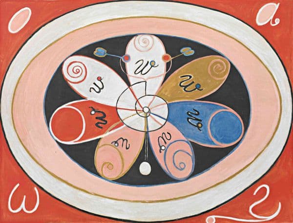 Evolution, No. 15, Group IV, The Seven-pointed Stars (1907) av Hilma af Klint