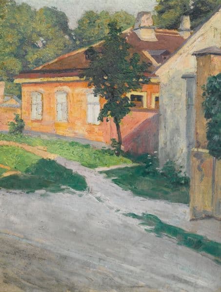 Haus In Hütteldorf (House In Hütteldorf) (1907) av Egon Schiele