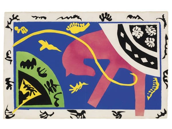Le Cheval, L’Ecuyére et le Clown, from Jazz (1947) av Henri Matisse
