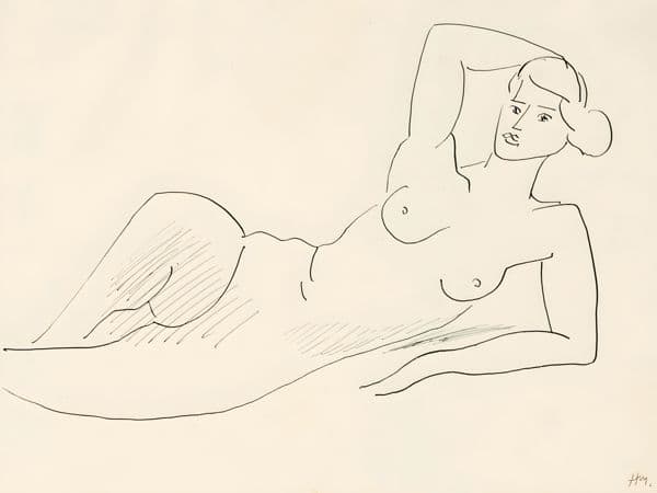 Nu accoudé (1930) av Henri Matisse