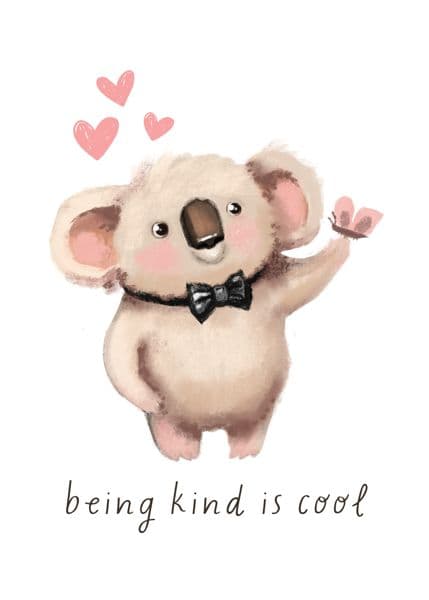 Koala med sløyfe