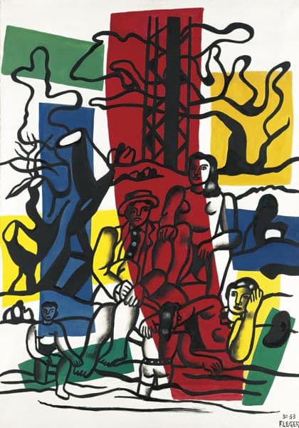 La Partie de Campagne (1952-1953) av Fernand Léger