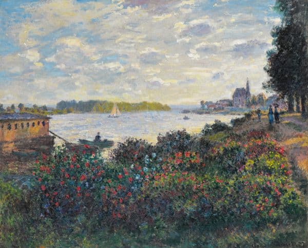 La Seine À Argenteuil (1877) av Claude Monet
