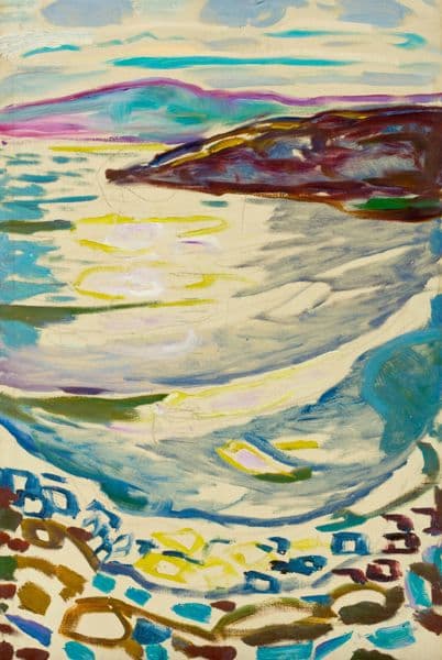 Landskap fra Hvitsten (1918-1919) av Edvard Munch