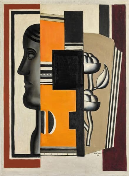 Le buste (1925) av Fernand Léger