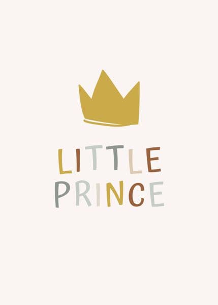 Little prince med krone