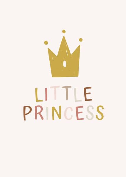 Little princess med krone