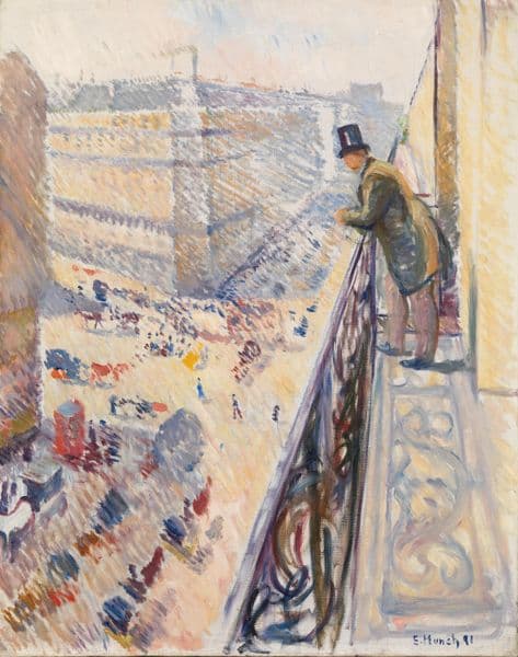 Rue Lafayette (1891) av Edvard Munch