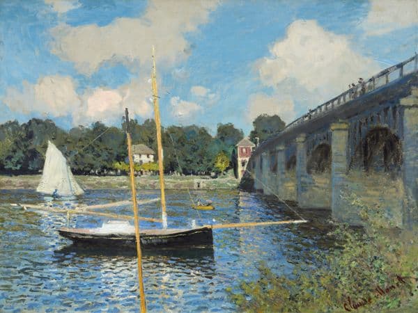 The Bridge at Argenteuil (1874) av Claude Monet
