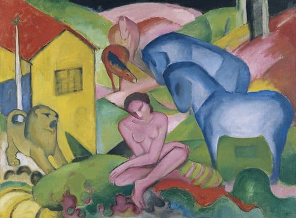 The Dream (1912) av Franz Marc