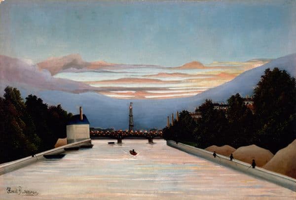 The Eiffel Tower (circa 1898) av Henri Rousseau