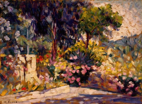 The Flowered Terrace av Henri-Edmond Cross
