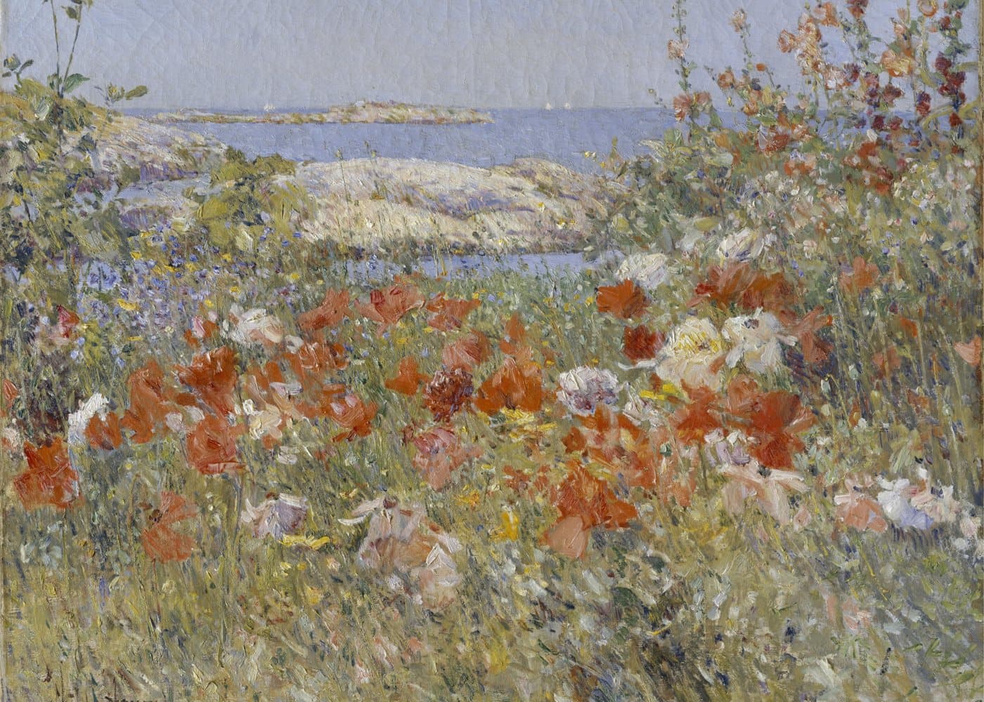 Blomstereng ved havet, hele motivet