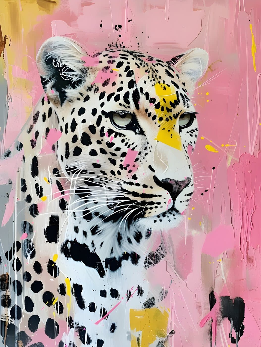 Leopard i rosa, hele motivet