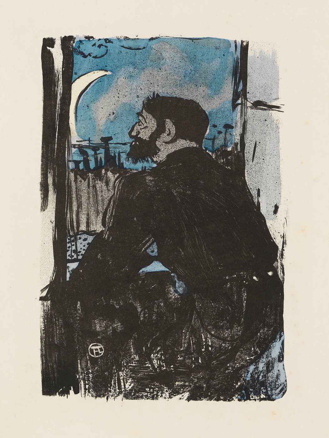 Nuit Blanche (1893) av Henri de Toulouse-Lautrec, hele motivet
