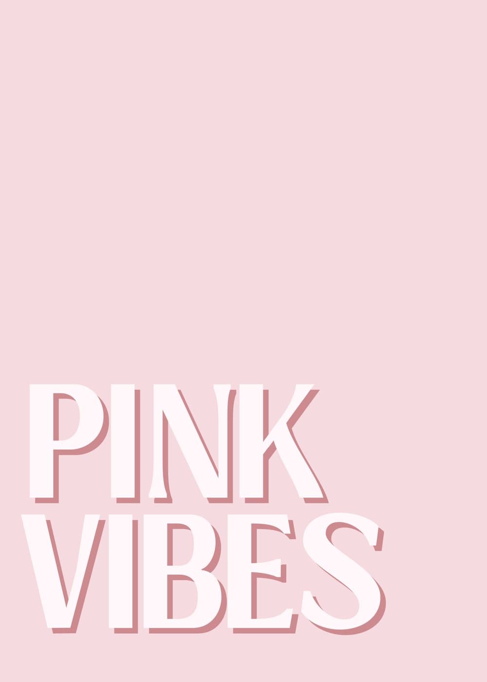 PINK VIBES, hele motivet
