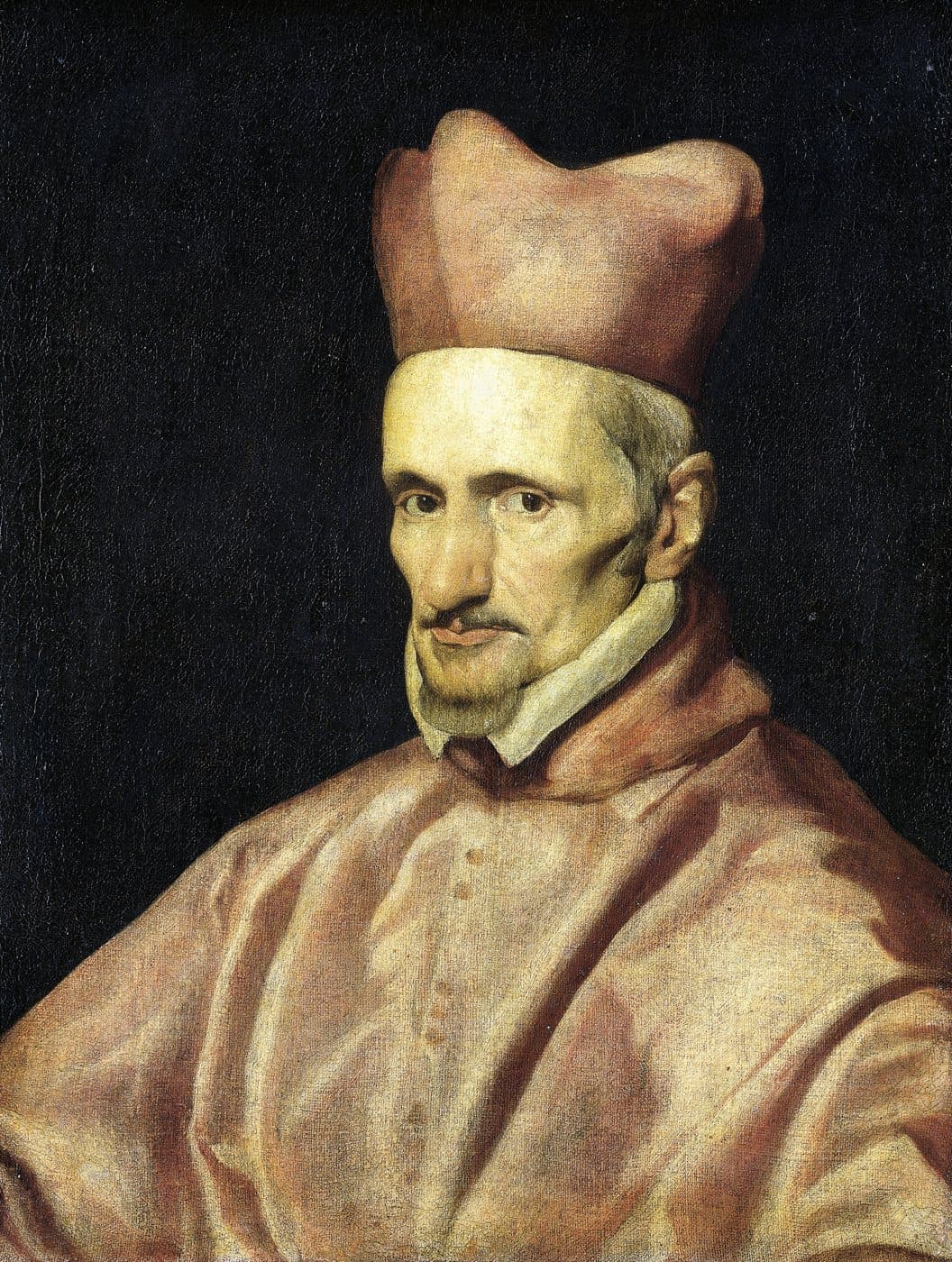 Portrait of Cardinal Gaspar de Borja y Velasco (1643-1645) av Diego Velázquez, hele motivet