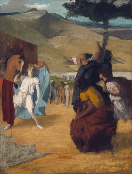 Alexander and Bucephalus (1861-1862) av Edgar Degas