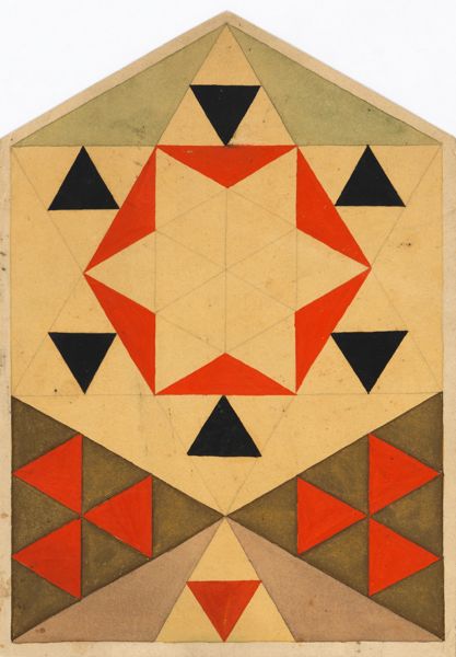 Plakater til barnerommet: Geometrische Studie (Schülerarbeit) (1903)