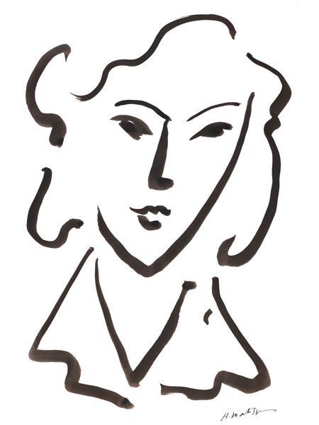 Minimalistiske plakater: Tête de femme (1946)