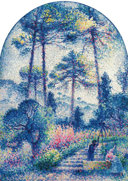 Le Jardin En Provence (1901) av Henri-Edmond Cross